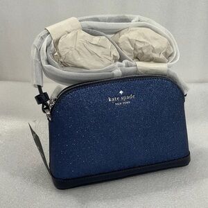 Kate Spade Mini Navy Glitter Crossbody Bag